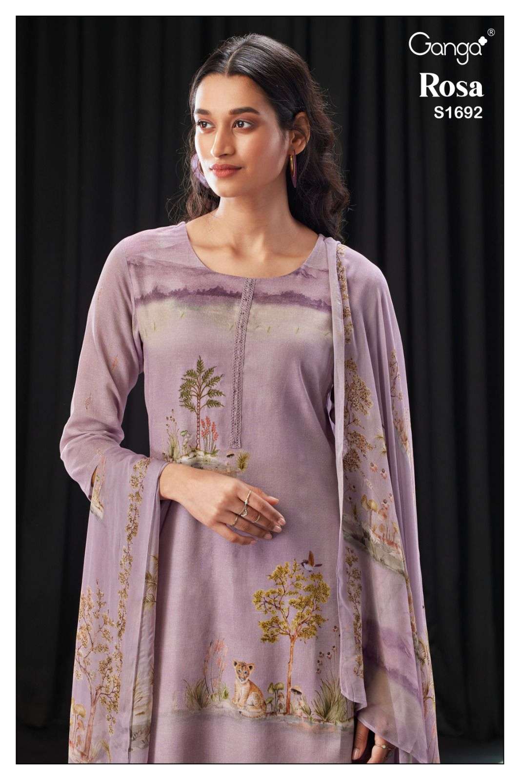 ganga rosa 1692 series stylish designer salwar kameez catalogue online dealer surat 