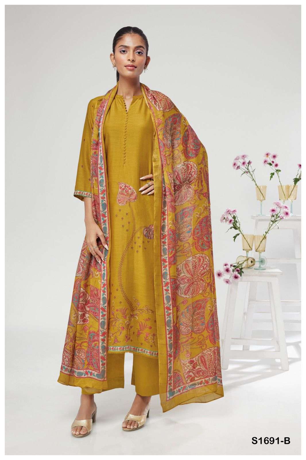 ganga victoria 1691 series exclusive designer salwar kameez catalogue online dealer surat 