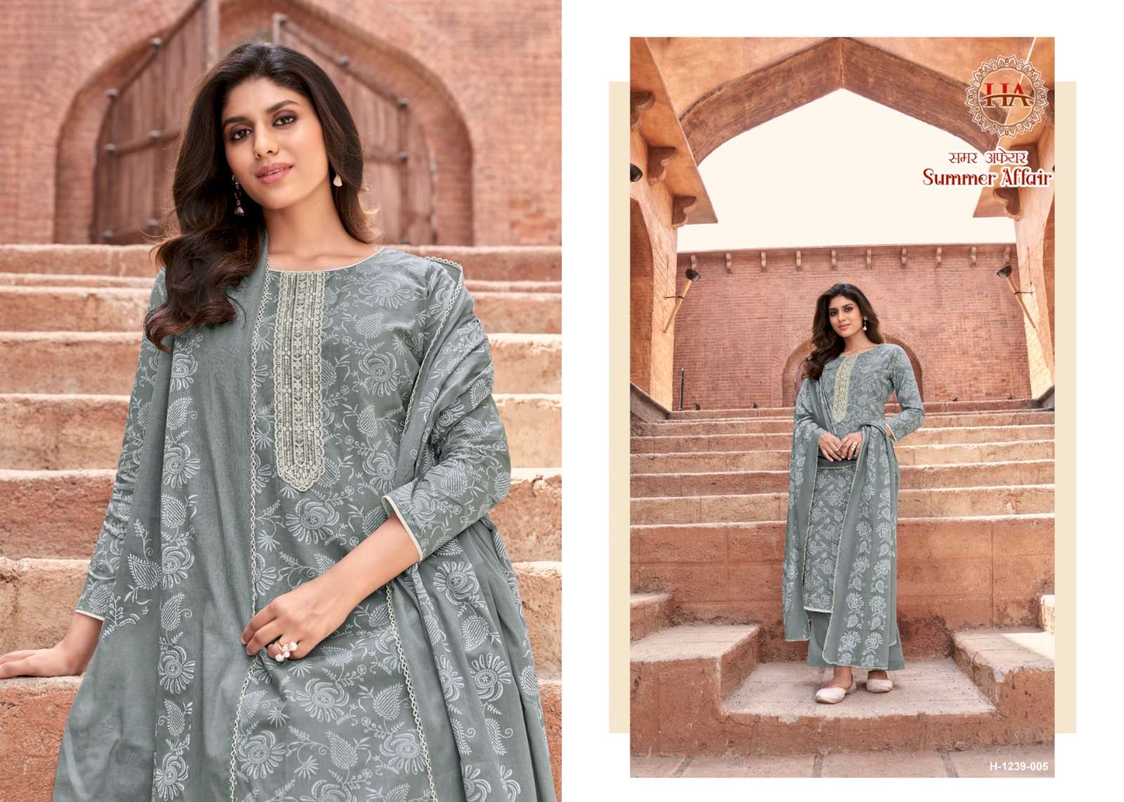 harshit fashion summer affair unstich designer salwar kameez catalogue wholesale price surat 