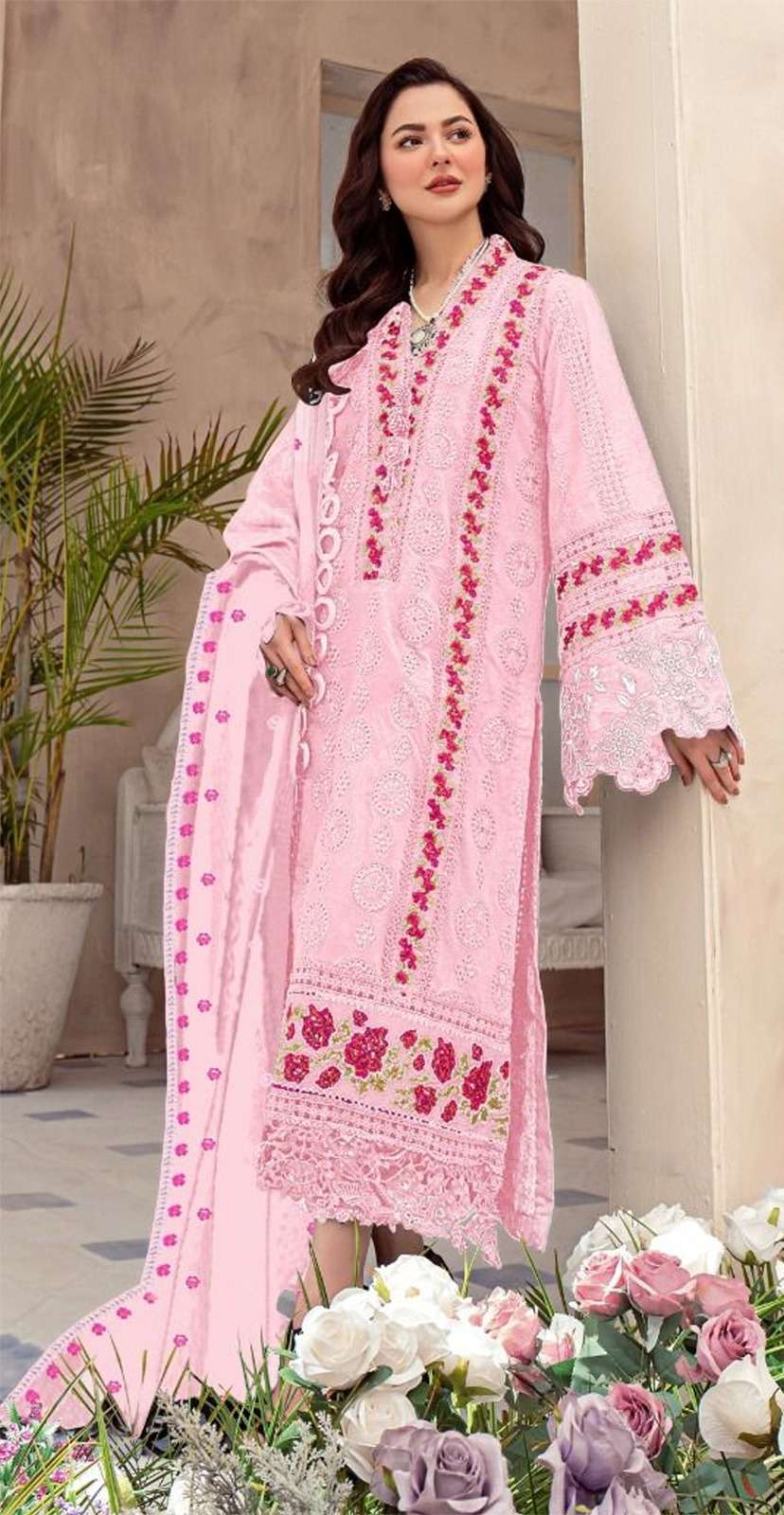 hazzel 104 series trendy designer pakistani salwar suits collection 2023 