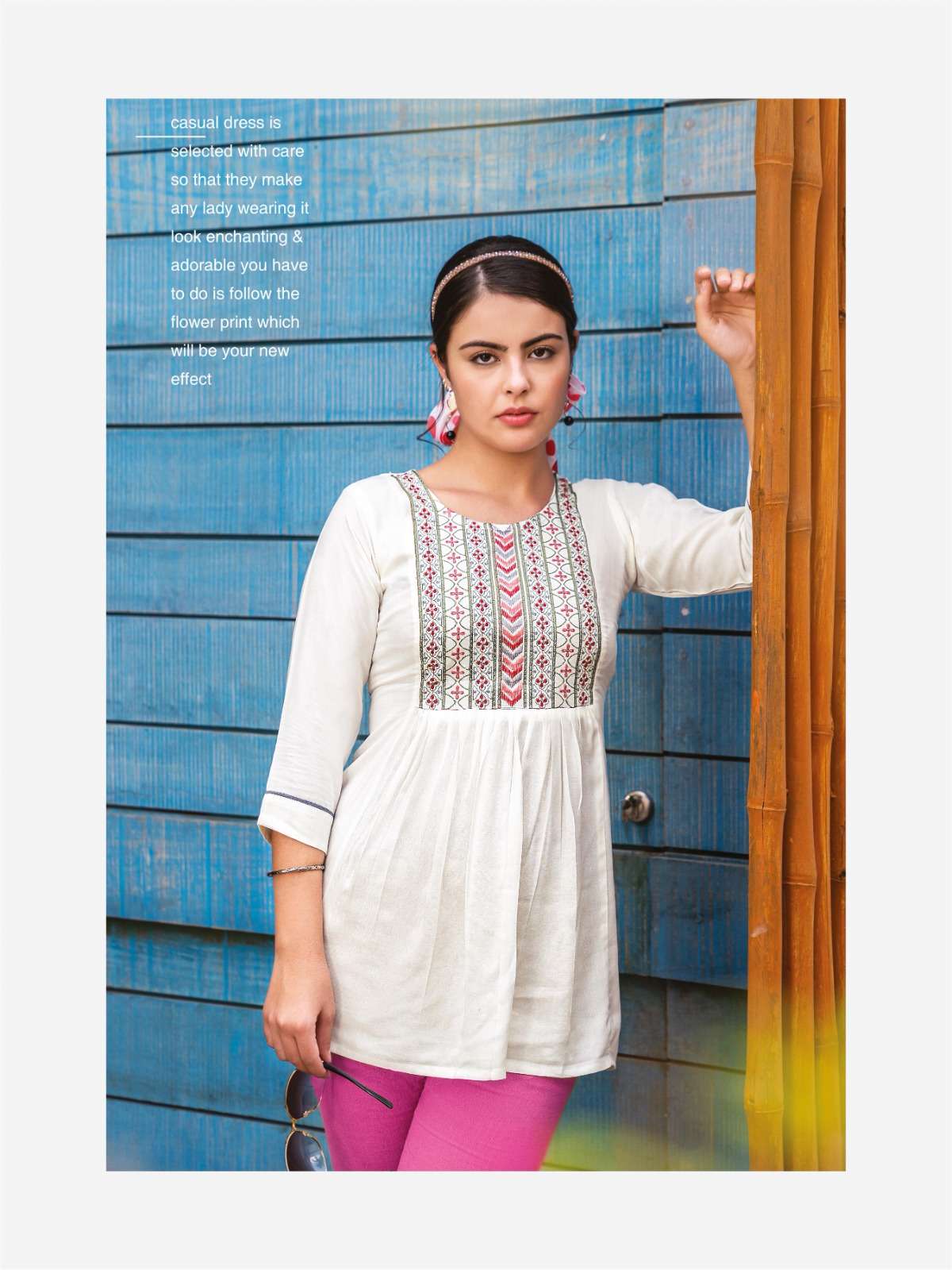 heritage by kajree vol 4 401-407 series reyon designer short top kurti catalogue online 