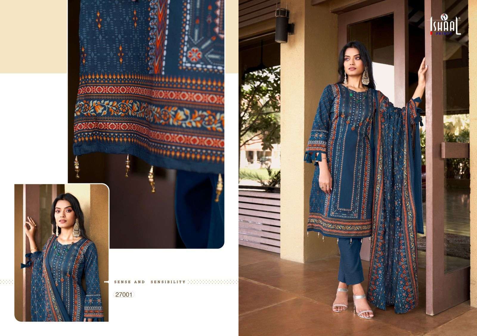 ishaal prints gulmohar vol-27 27001-27010 series pakistani salwar suits dress material latest catalogue in surat