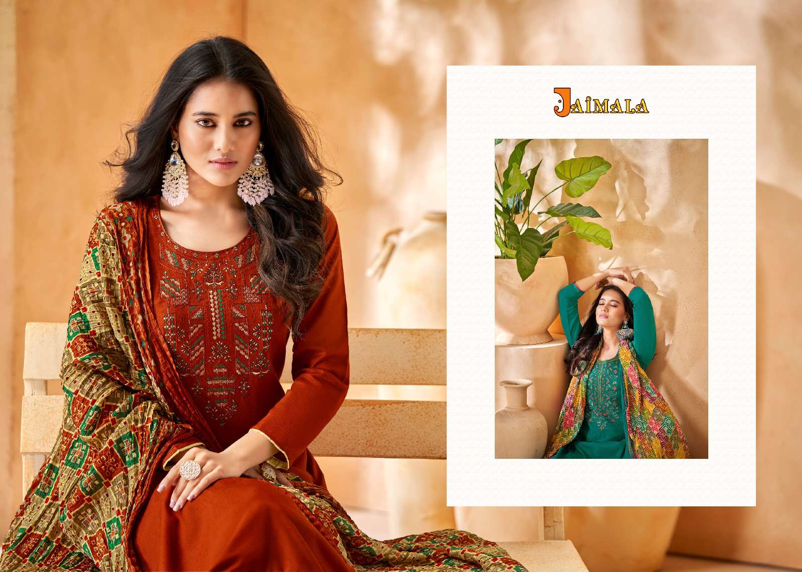 jaimala nigaar edition vol-13 unstich designer salwar suits catalogue manufacturer surat 
