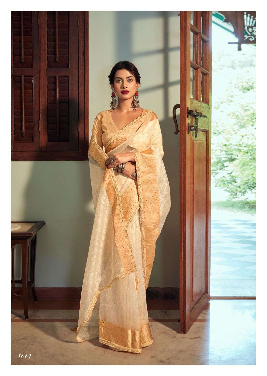 kashvi creation sangam 1001-1008 series party wear designer saree catalogue manufacturer surat