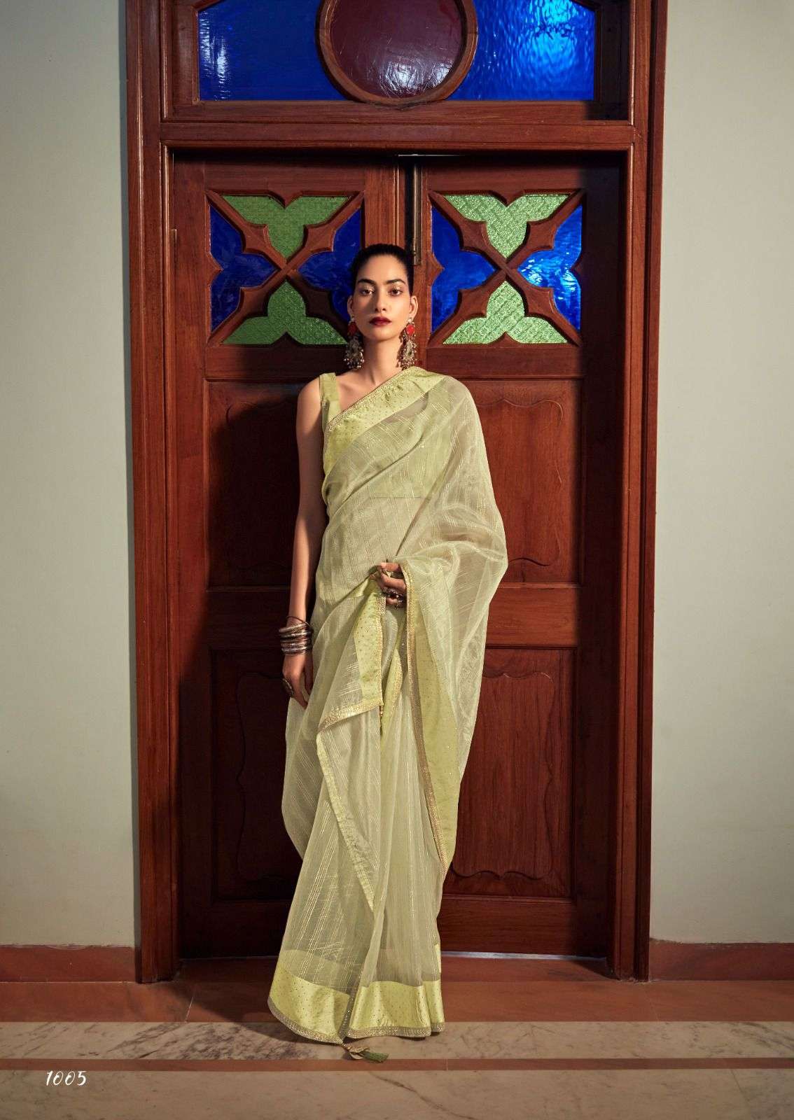 kashvi creation sangam 1001-1008 series party wear designer saree catalogue manufacturer surat