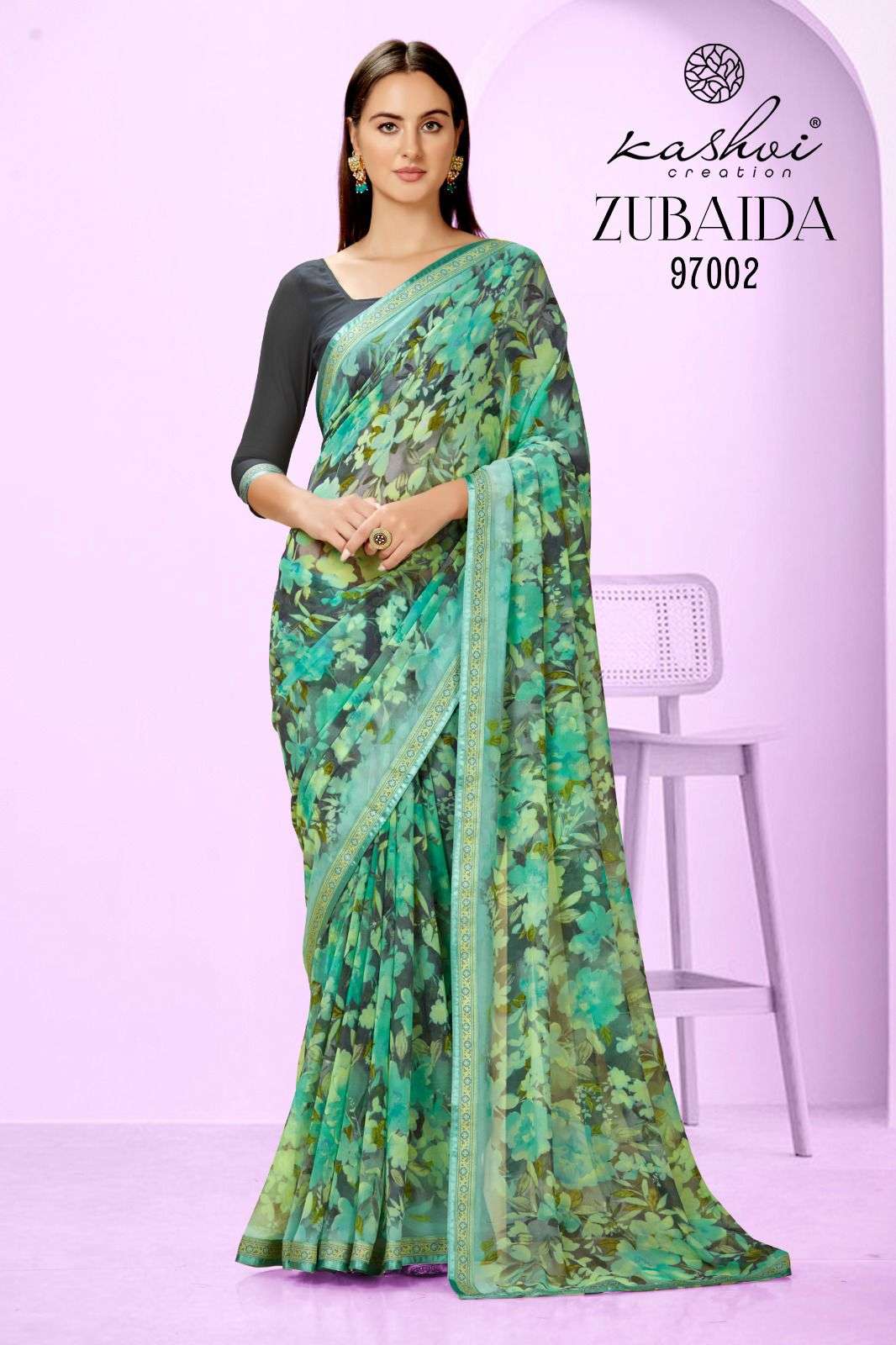 kashvi creation zubaida 97001-97008 series daily uses designer saree catalogue online dealer surat