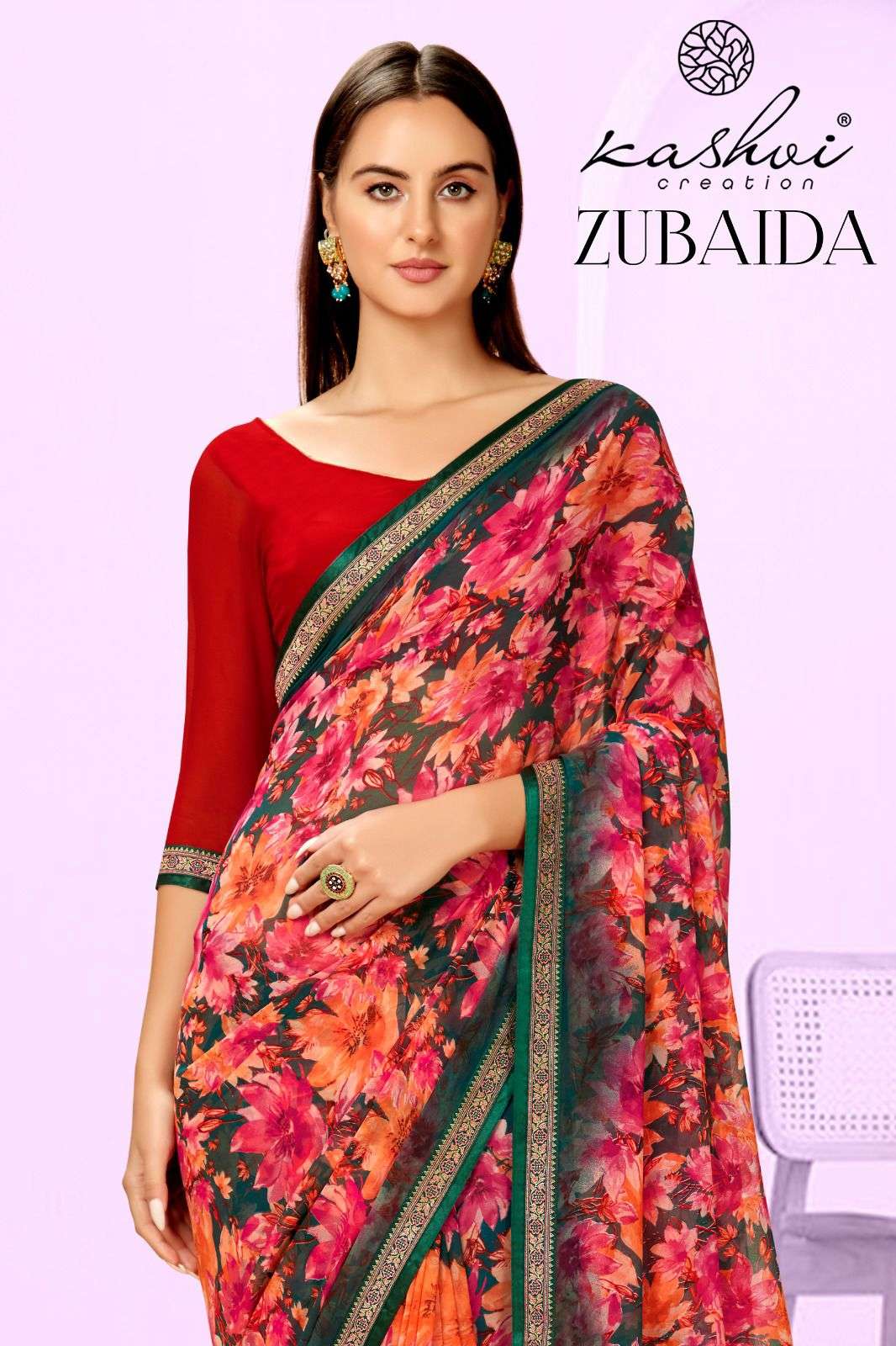 kashvi creation zubaida 97001-97008 series daily uses designer saree catalogue online dealer surat