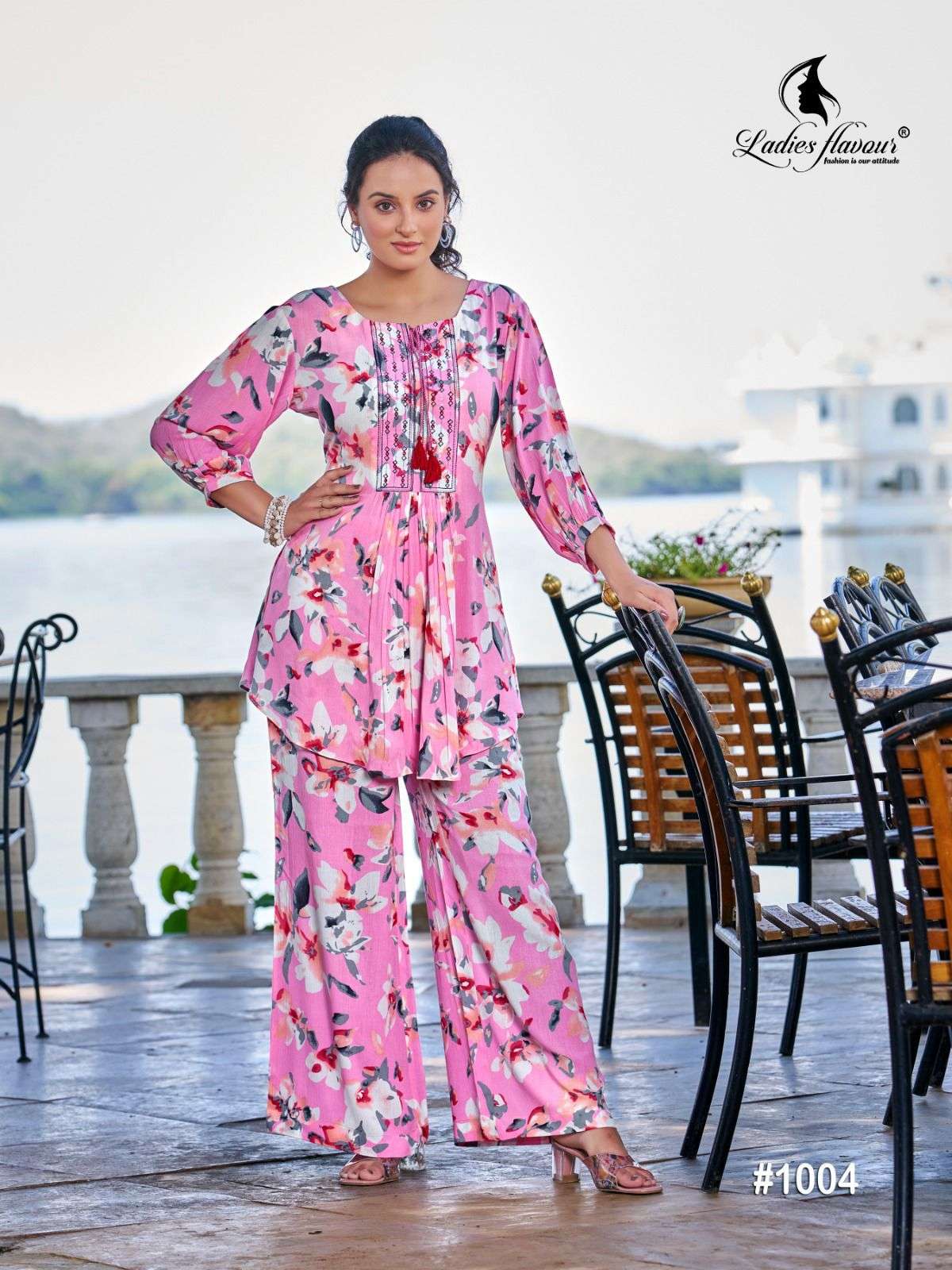 ladies flavour alexa catalogue heavy rayon cord-sets collection wholesale supplier in surat