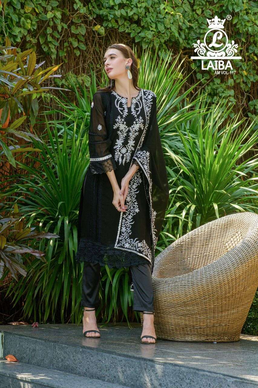 laiba am vol-117 readymade designer pakistani salwar suits collection 2023 