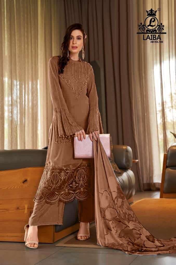 laiba am vol 180 latest designer pakistani salwar suits wholesaler surat