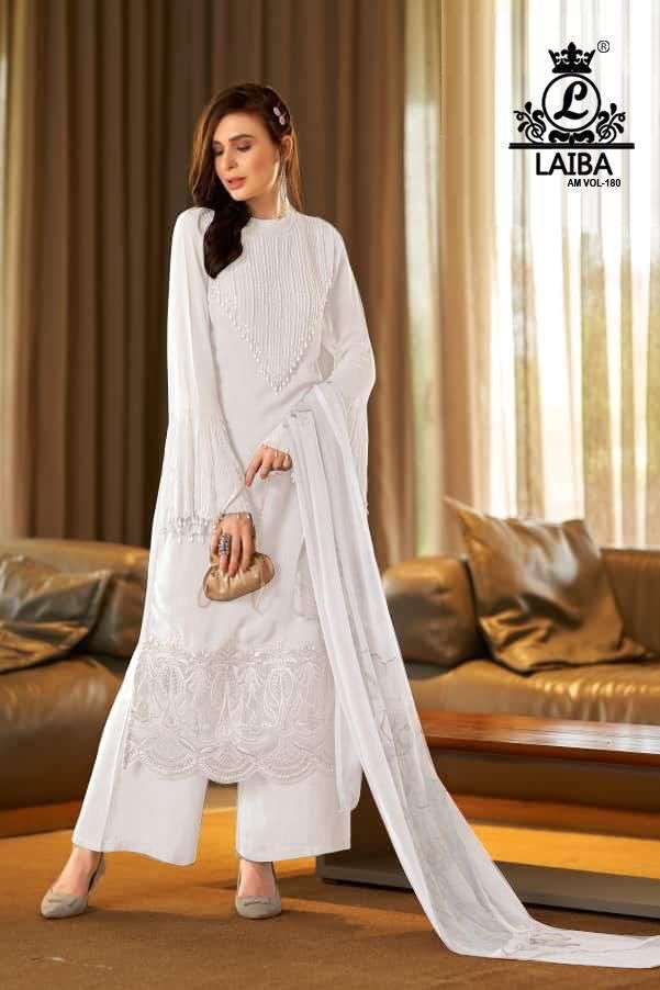 laiba am vol-180 stylish designer salwar pakistani suits online supplier surat