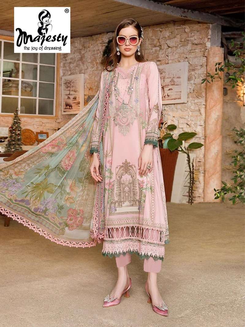 maria lawn vol-12 by majesty trendy designer pakistani salwar suits latest collection in surat
