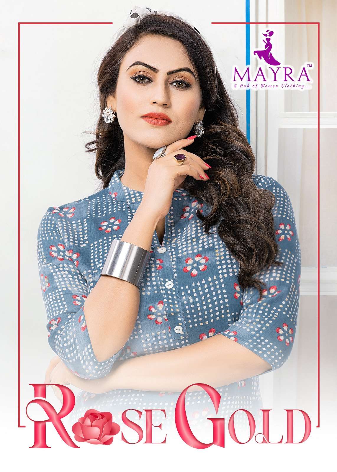 mayra rose gold 80171-80176 series fancy designer short tops catalogue design 2023 