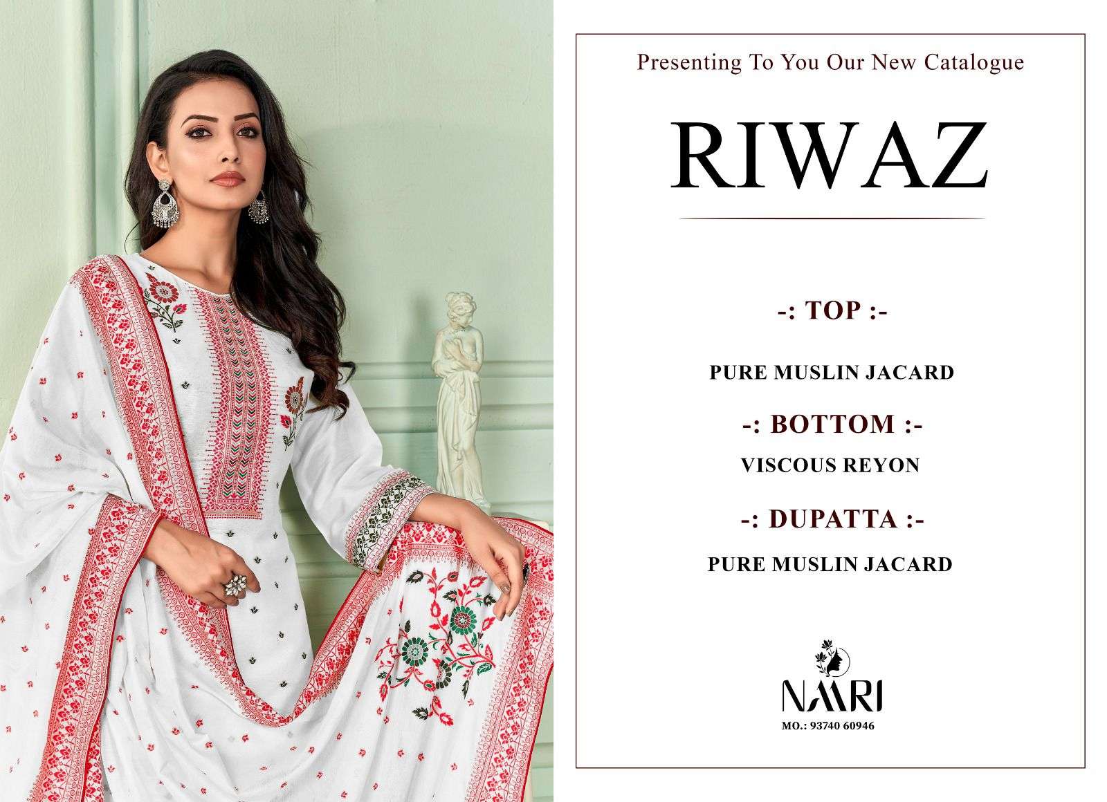 naari riwaz 9101-9104 series indian designer salwar kameez catalogue online supplier surat