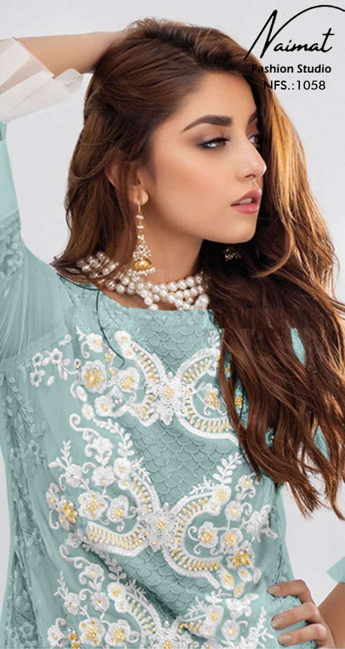 naimat fashion studio 1058 series readymade designer pakistani salwar suits wholesaler in india