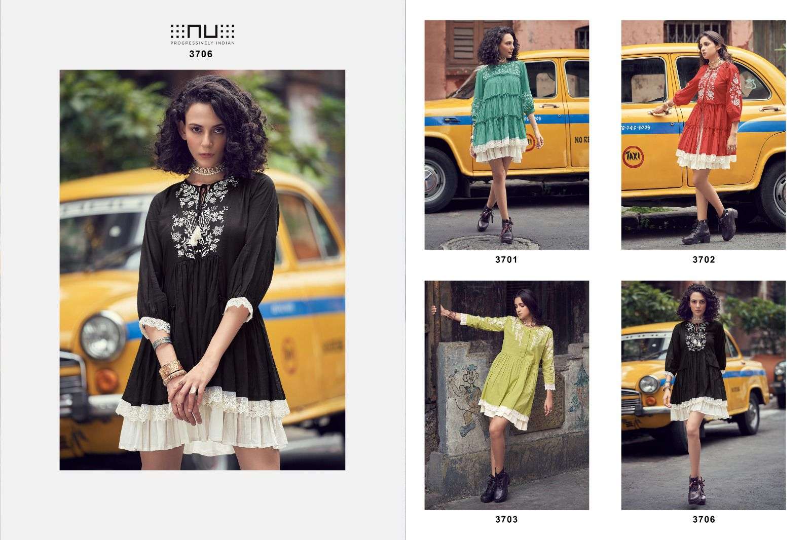 nu nu vol-37 trendy designer kurtis catalogue online supplier surat