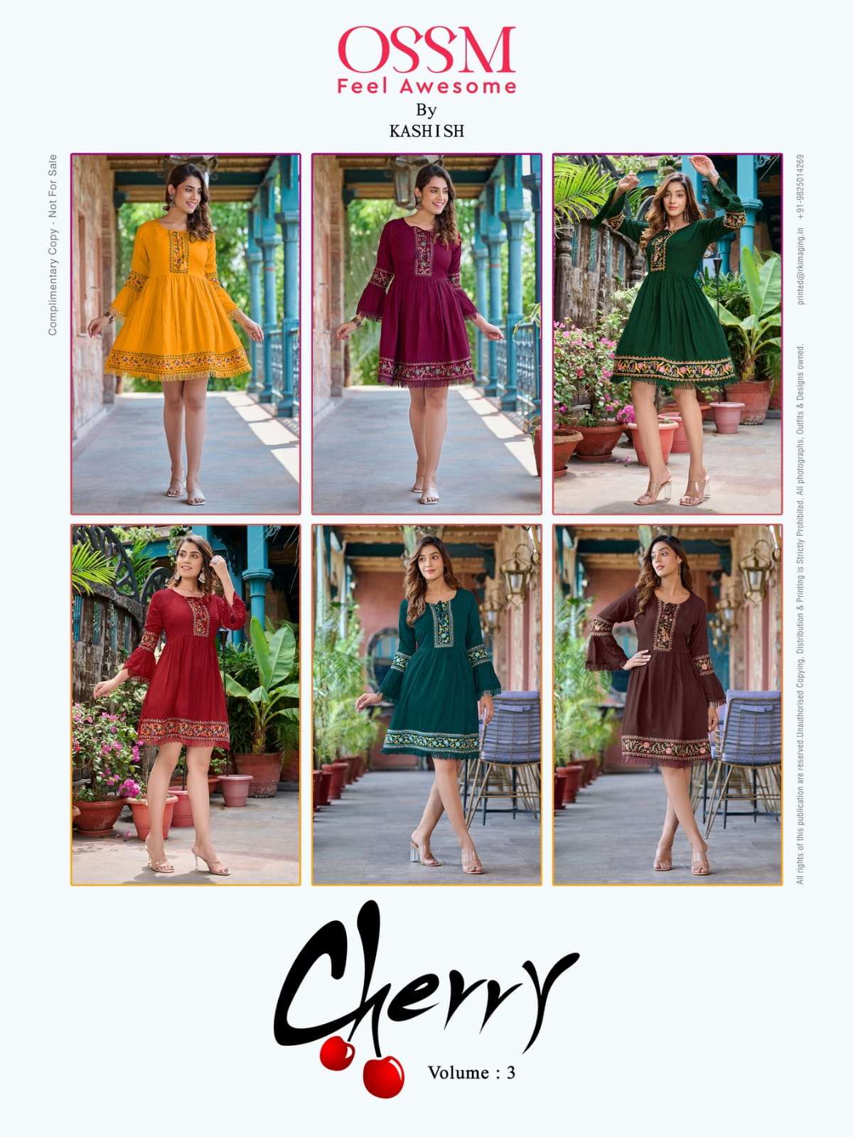 ossm cherry vol-3 fancy look designer trendy shortis catalogue wholesale price surat 