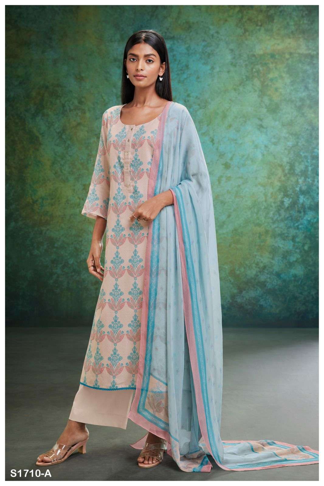 paula 1710 series by ganga premium cotton designer salwar suits wholesale price surat 