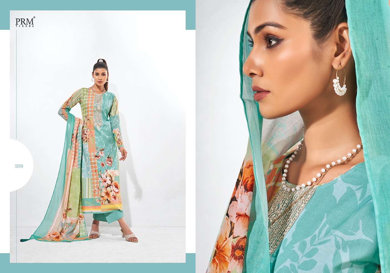 prm trendz the hues of summer 5206-5209 series fancy designer salwar kamneez catalogue collection 2023 