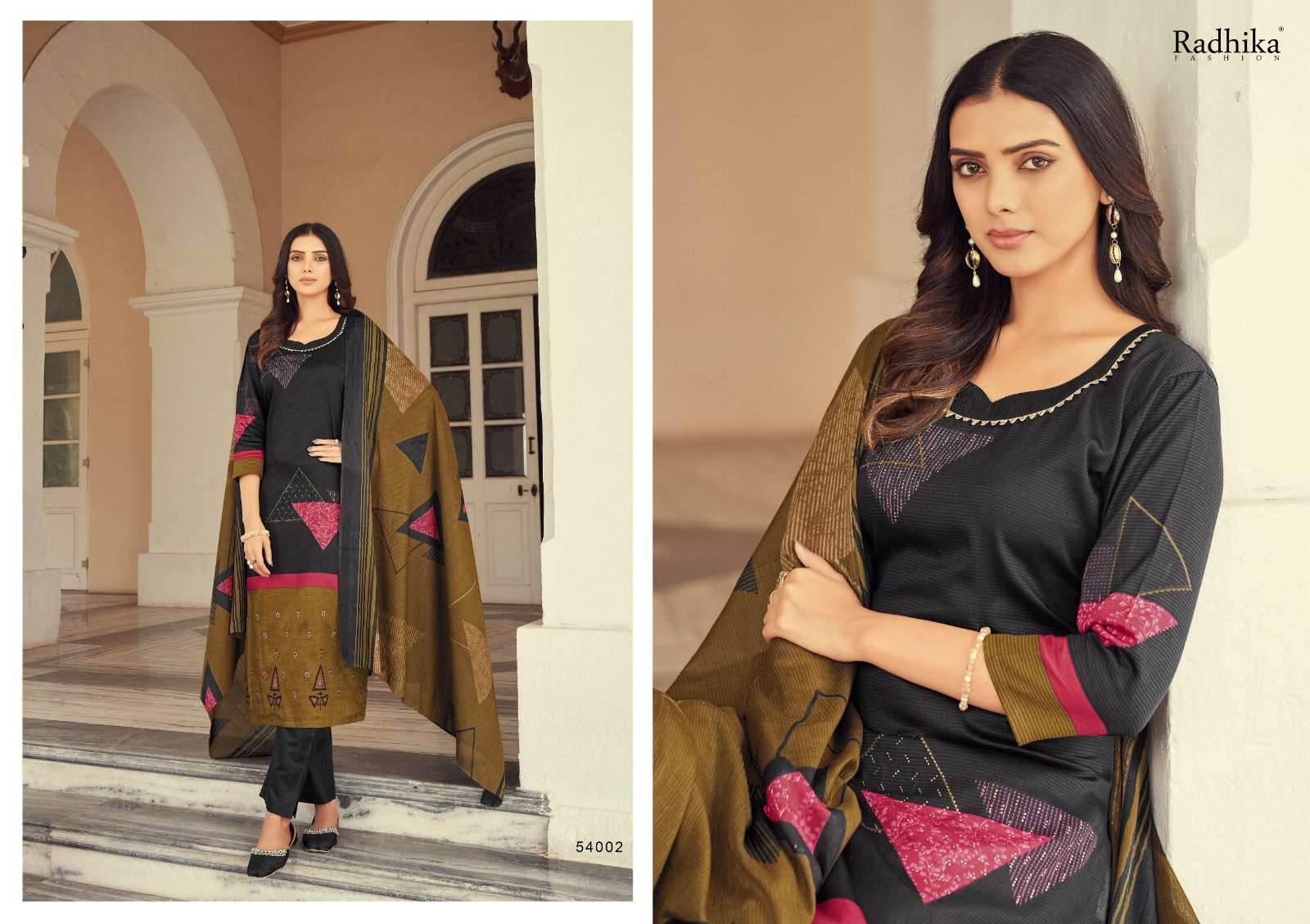 radhika fashion azara maria pure zam cotton latest salwar kameez wholesale price 