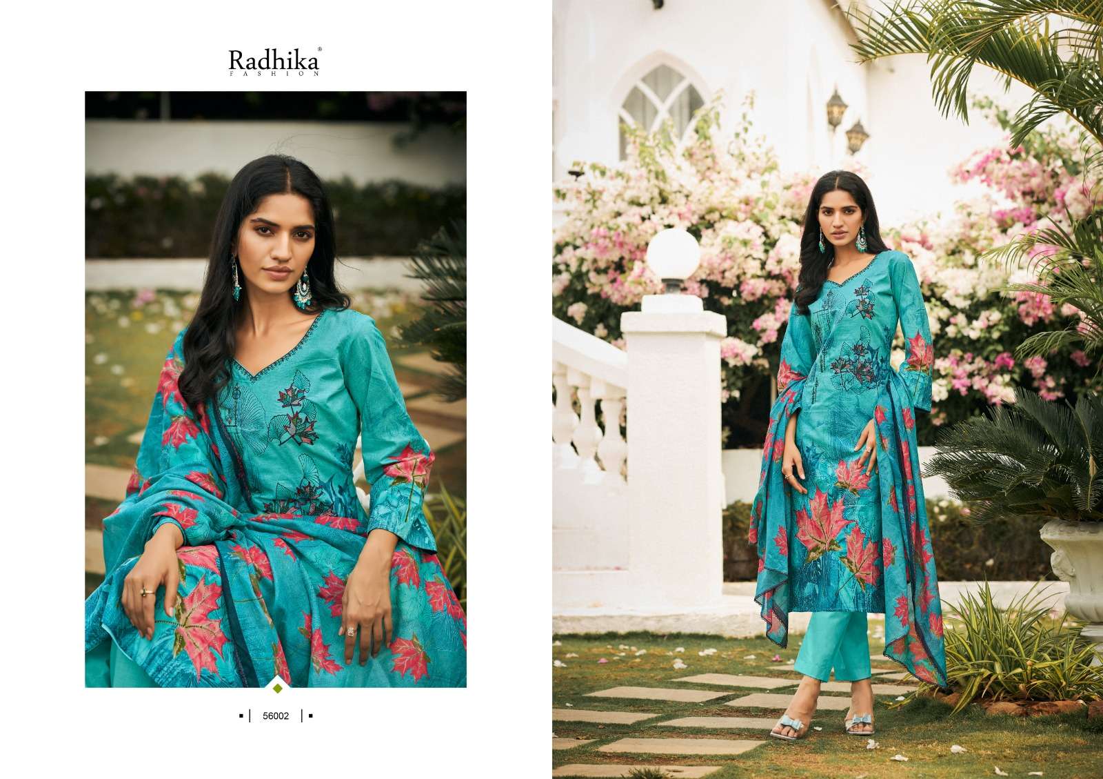 radhika mussaret vol-22 pure cambric cotton fancy unstich salwar kameez wholesale price 