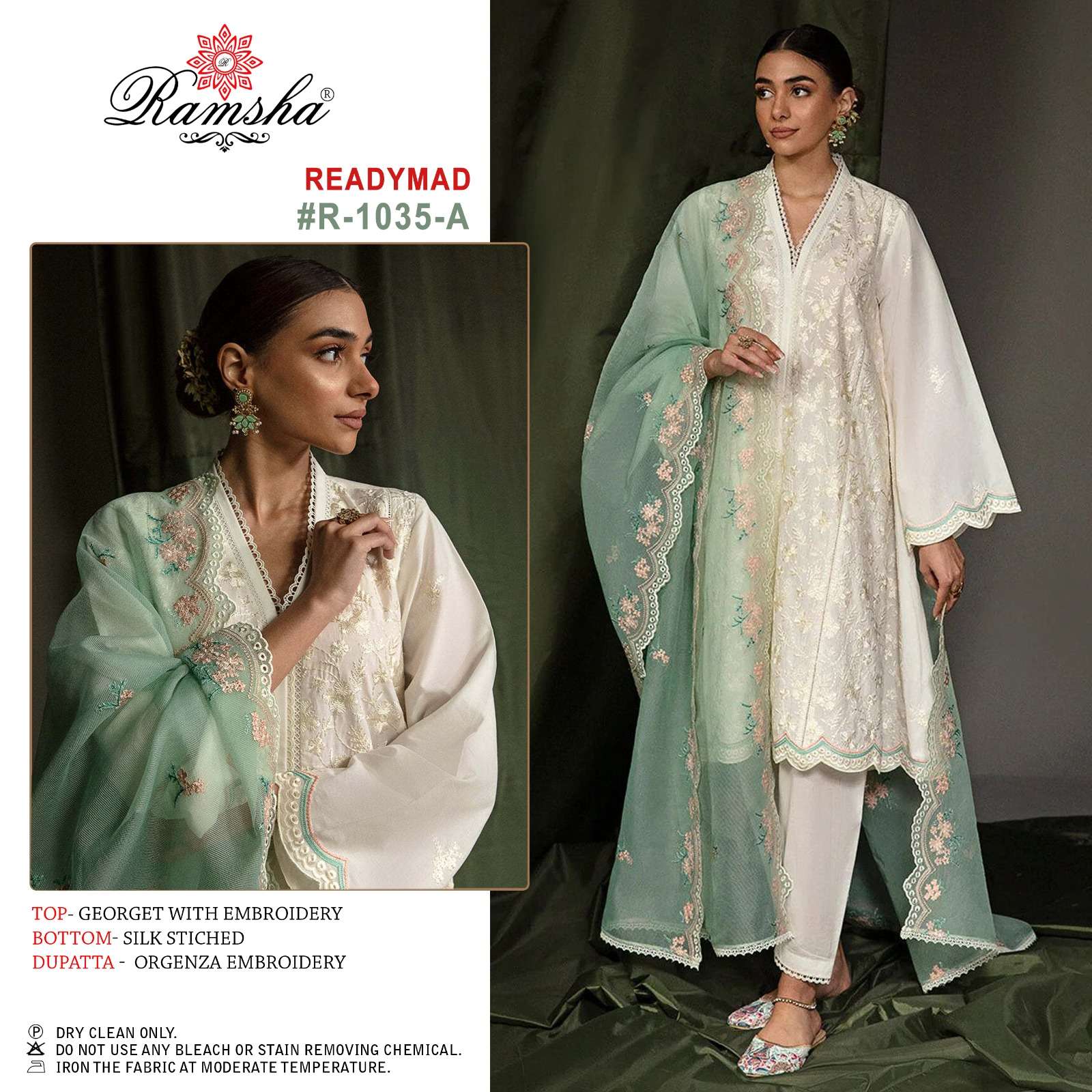 ramsha 1035 nx stylish look designer pakistani salwar suits wholesaler in surat