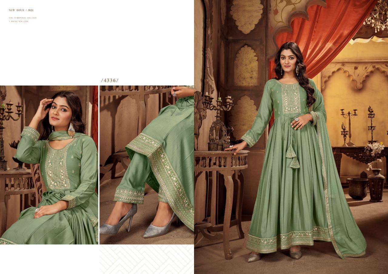 rangoon mahira 4331-4336 series party wear designer kurtis catalogue latest collection 2023 
