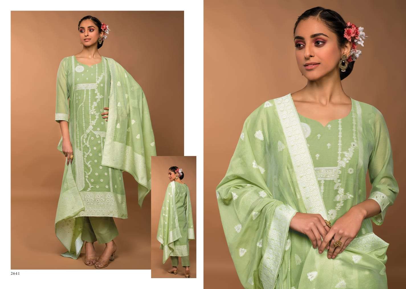 rivaa exports bindia vol-3 2638-2644 series party wear salwar suits catalogue wholesale price surat