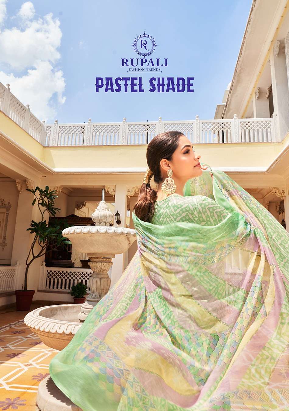rupali fashion pastel shades 16001-16008 series indian designer salwar suits catalogue wholesale price surat