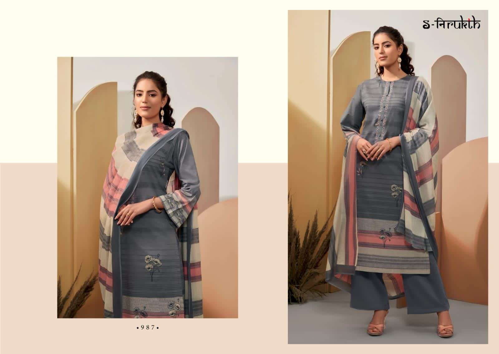 s-nirukht aaliaa cotton satin fancy embroidery salwar kameez wholesale price 