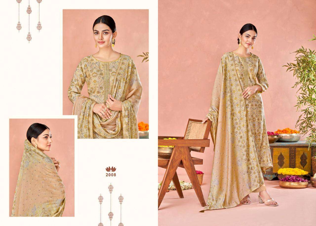 salvi fashion sayuri vol-2 2001-2008 series modal silk designer salwar suit catalogue design 2023