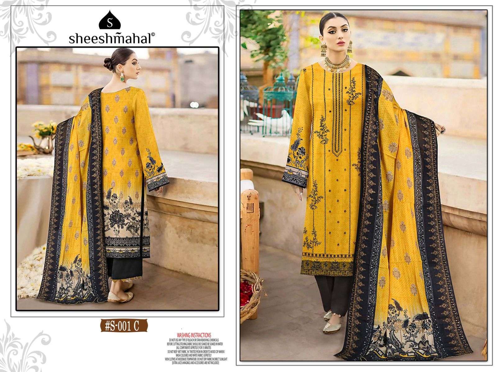 sheeshmahal 001 series pakistani salwar suits latest collection 2023