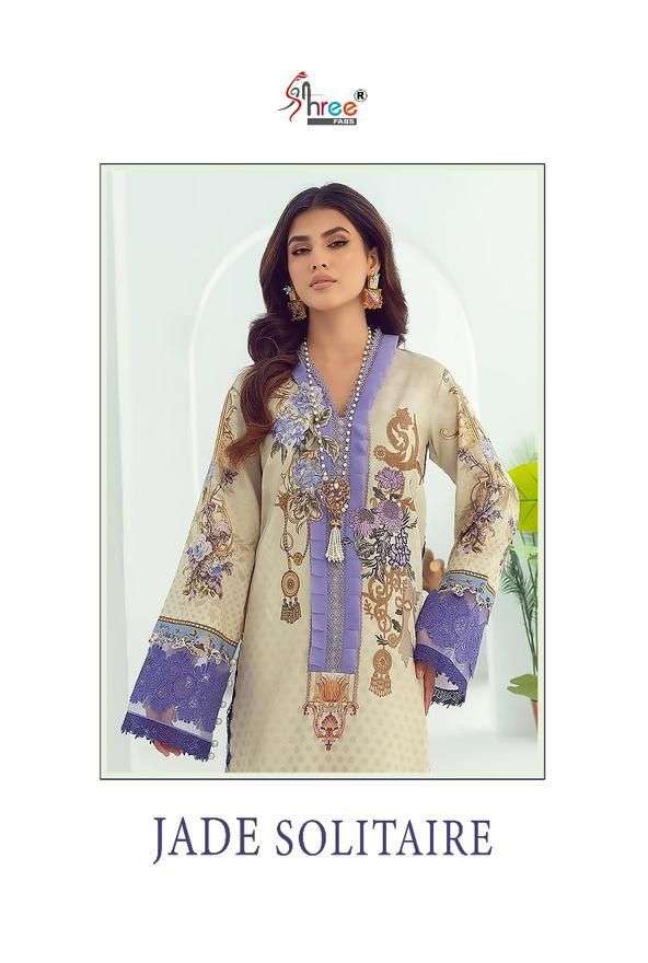 shree fabs jade solitaire 3077-3081 series fancy look designer pakistani salwar suits catalogue manufacturer surat 