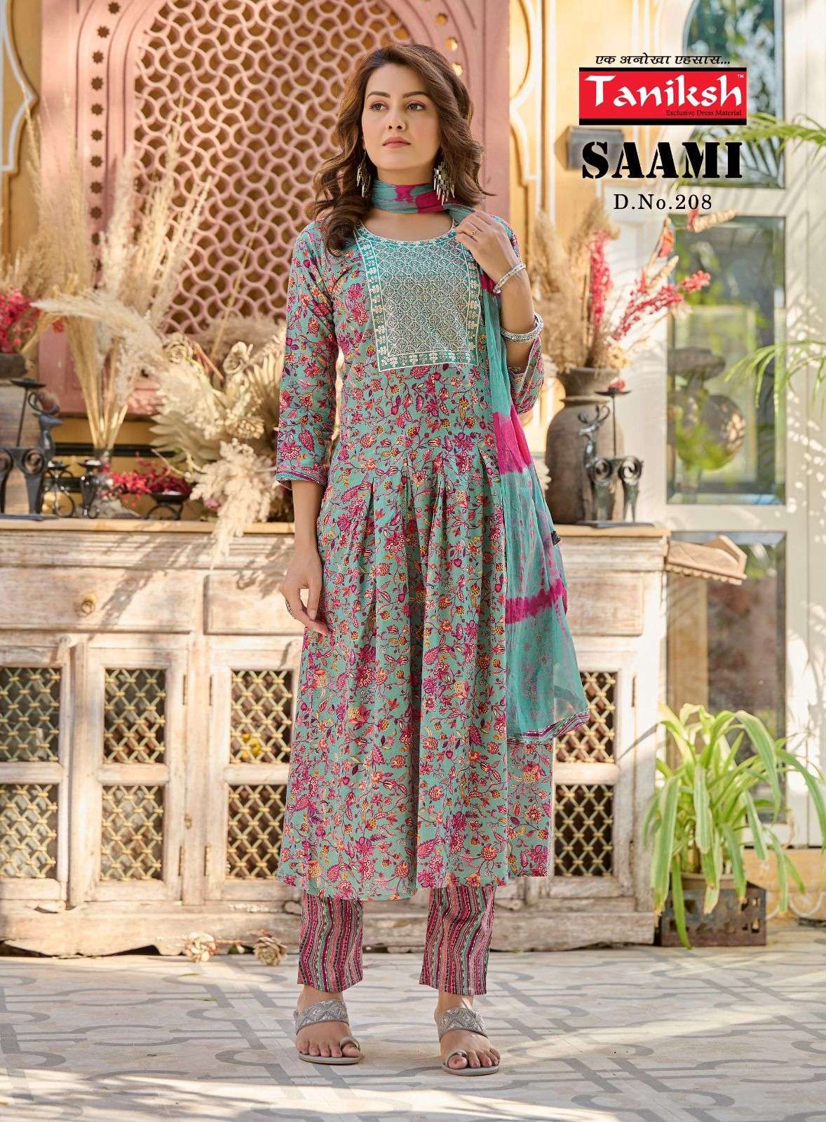 tanishk fashion saami vol 2  201-208 series designer cotton wear stich salwar kameez set online best price 