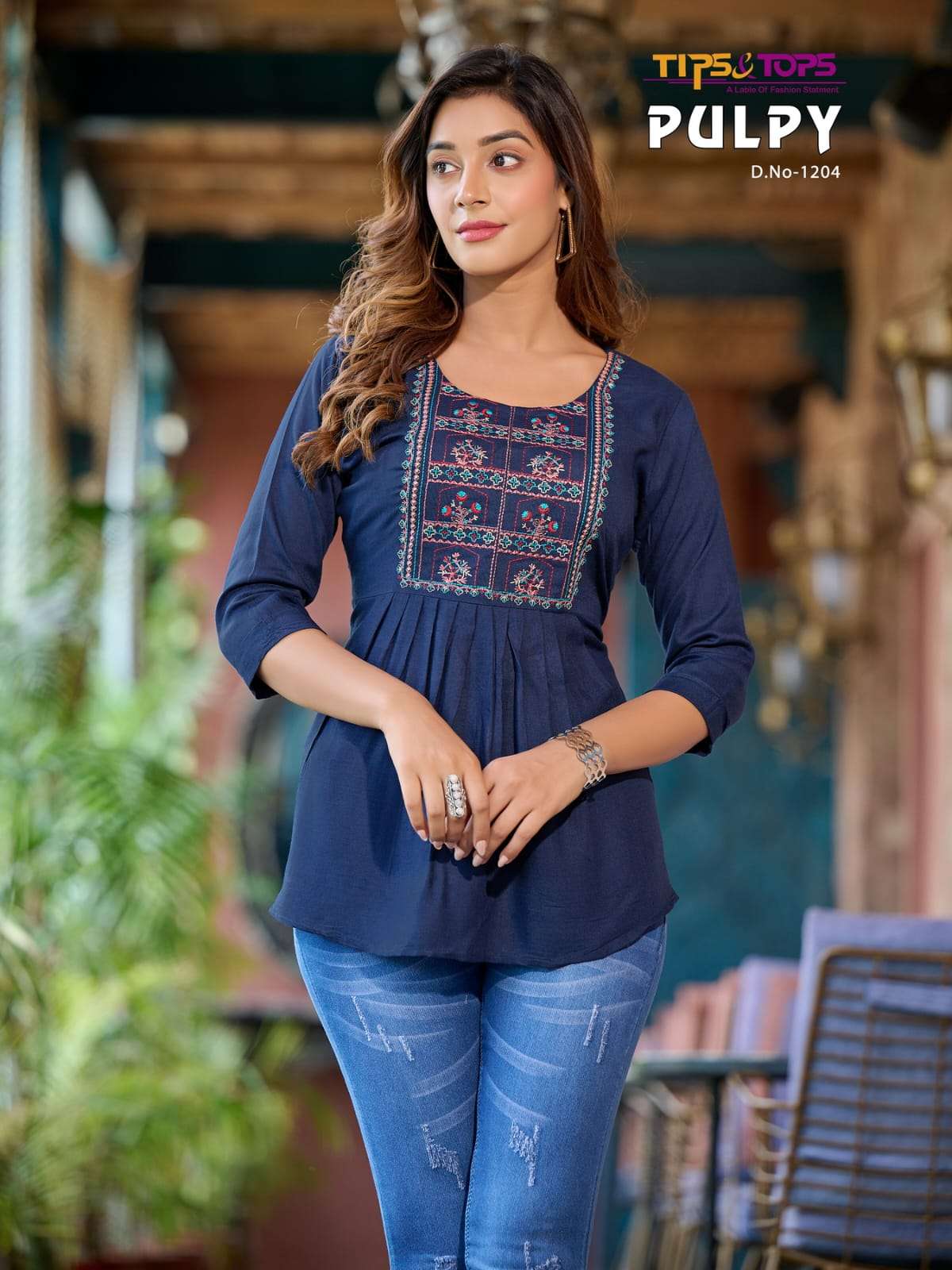 tips and tops pulpy vol-12 fancy shorts tops catalogue wholesale price surat 