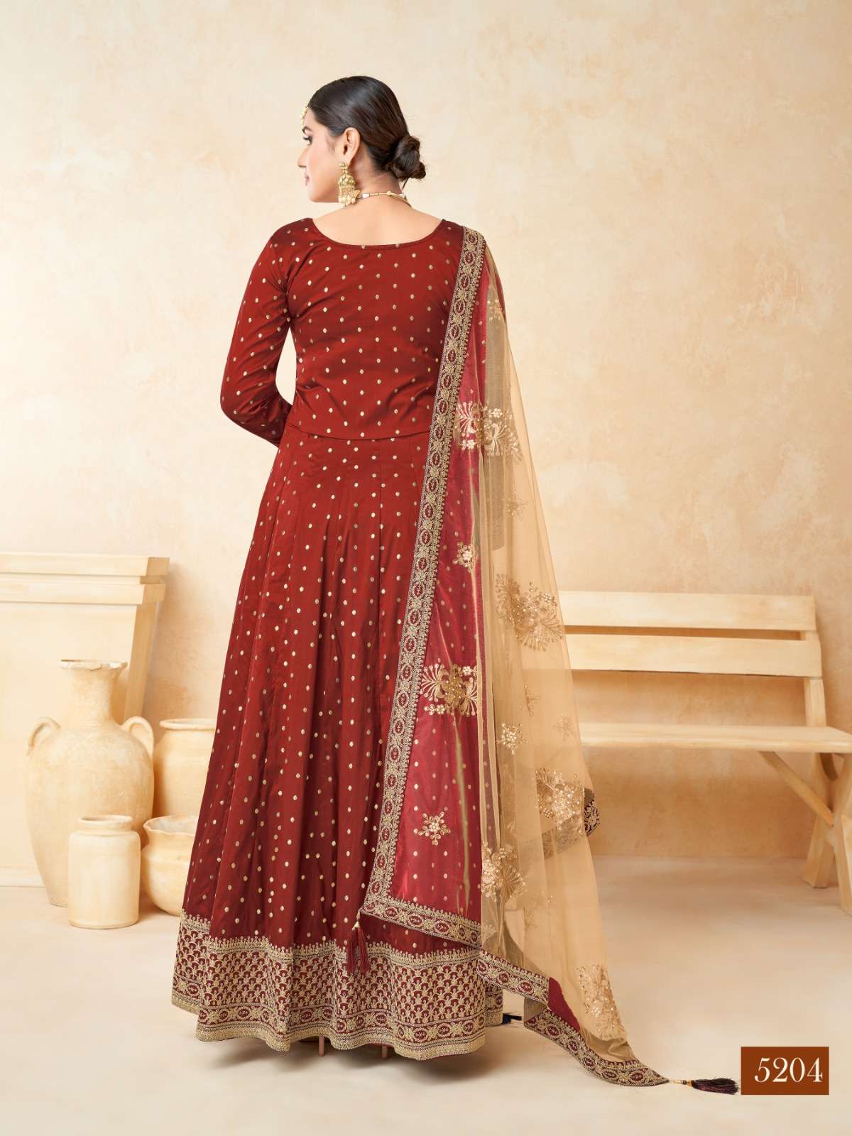 twisha aanaya vol-152 5201-5204 series function special designer salwar suits catalogue surat