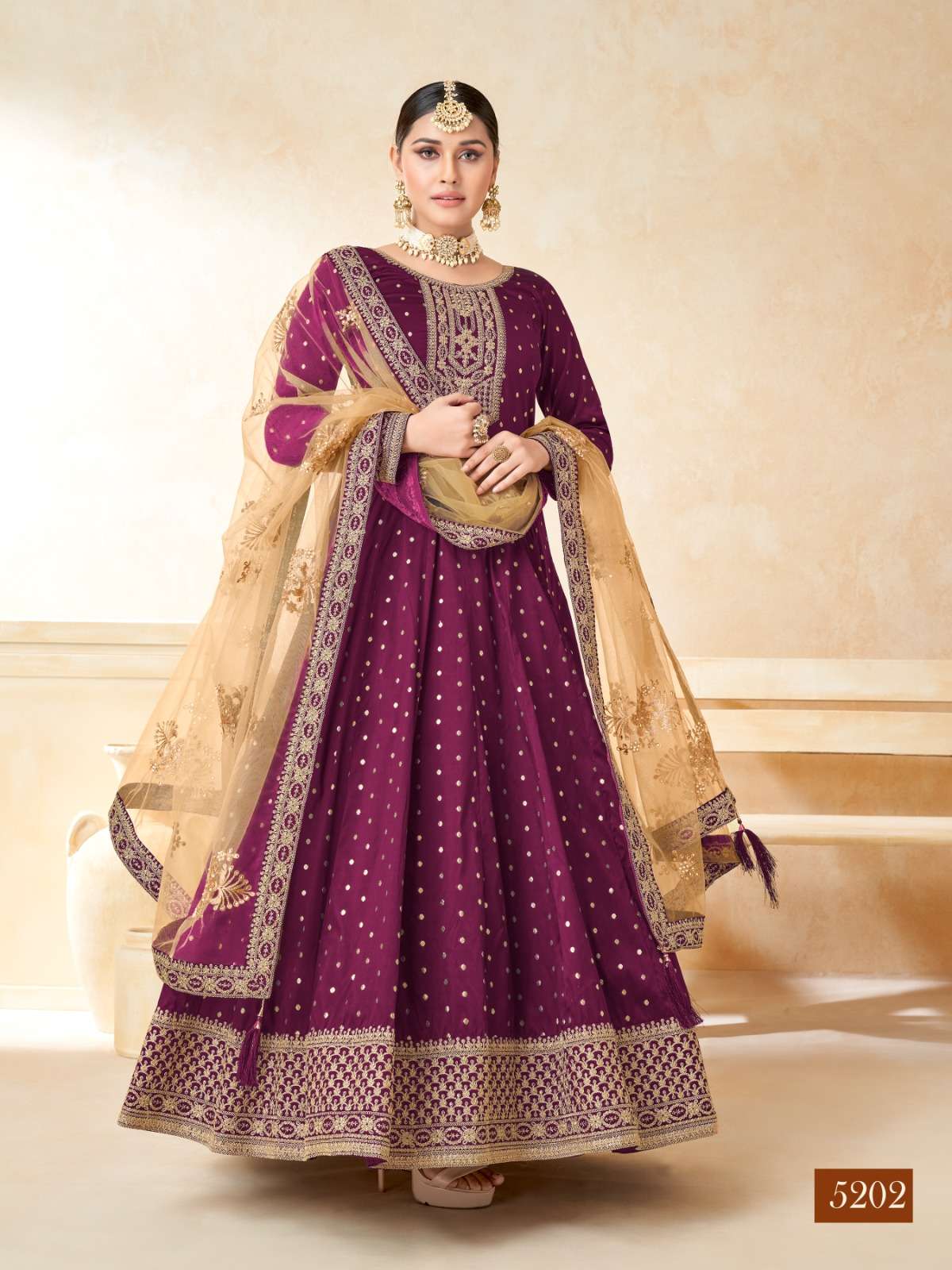 twisha aanaya vol-152 5201-5204 series function special designer salwar suits catalogue surat