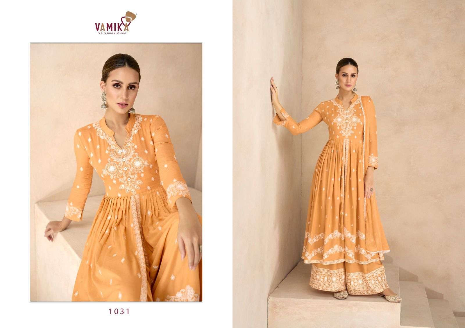 vamika lakhnavi vol-6 1031-1036 series trendy designer top bottom with dupatta catalogue collection 2023 