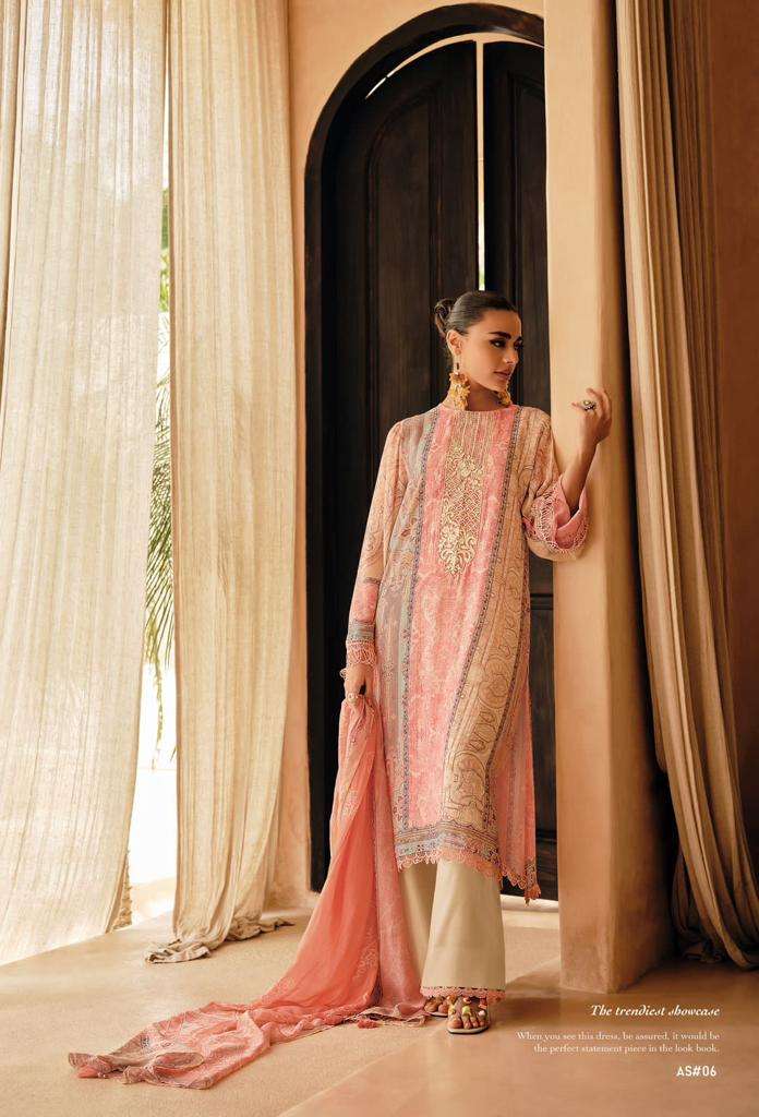 varsha fashion ashnoor 01-06 series stylish look designer salwar kameez catalogue wholesaler surat 