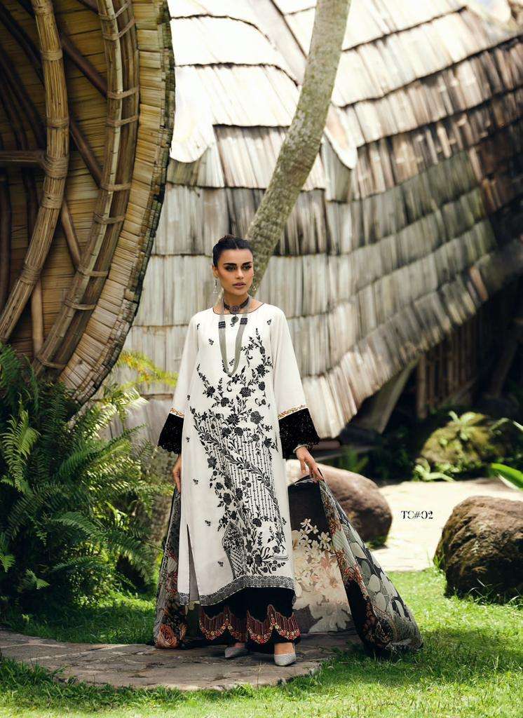 varsha fashion tropicana 01-06 series exclusive designer dress material catalogue design 2023
