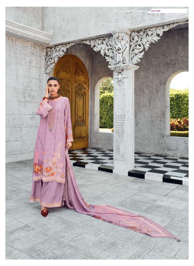 varsha gul-e-naaz designer lawn digital embroidred party wear salwar kameez online shopping surat 