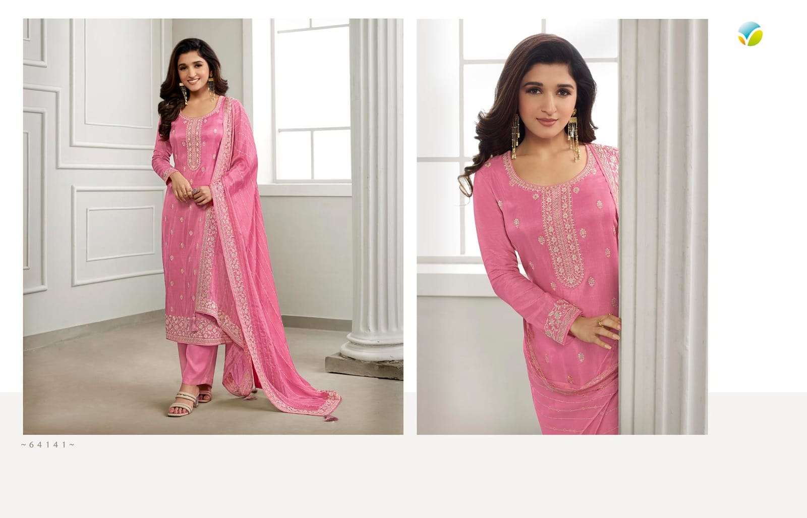 vinay fashion saanvi vol-2 64141-64147 series function special designer salwar suits catalogue wholesaler surat 