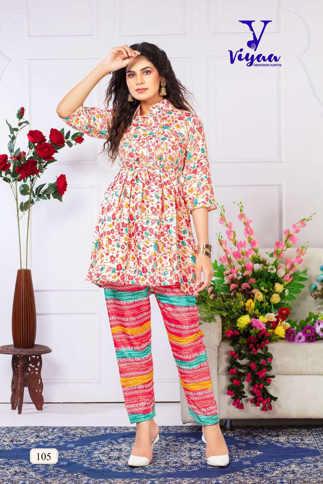 viyaa designer fashion vol-1 trendy designer kurtis catalogue wholesale price surat