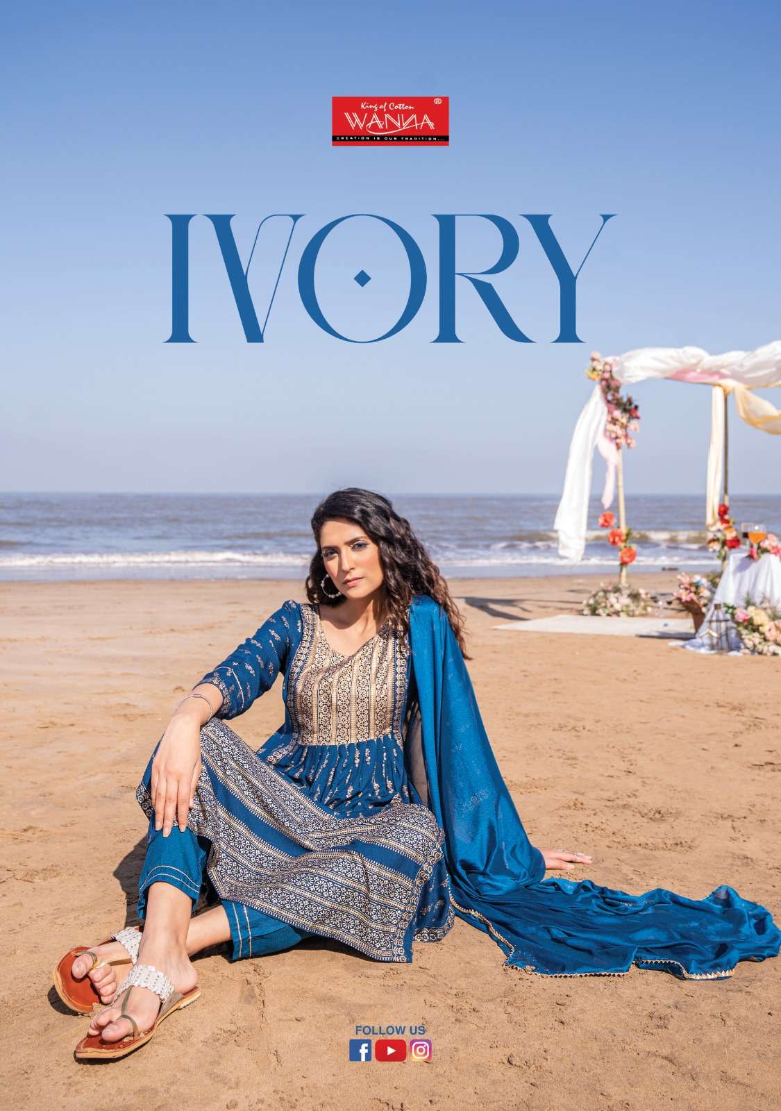 wanna ivory 201-204 series fancy designer kurtis catalogue online supplier surat 