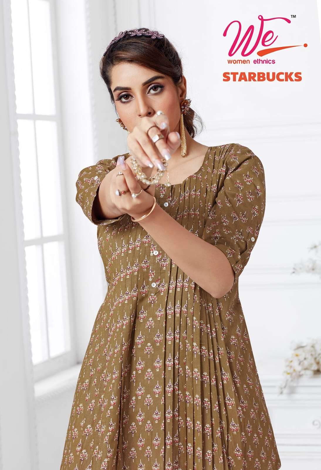 we starbucks 101-106 series pure cotton print designer shorts tops catalogue collection 2023 