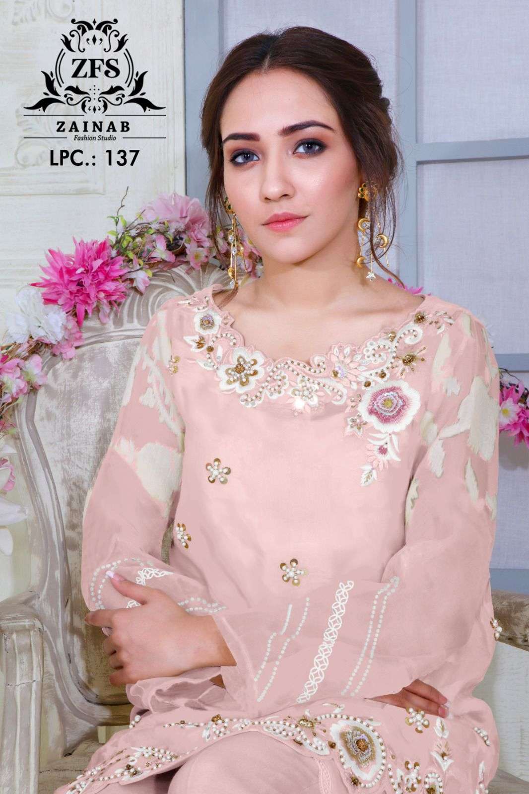 zainab 137 series exclusive designer pakistani salwar suits catalogue wholesaler surat