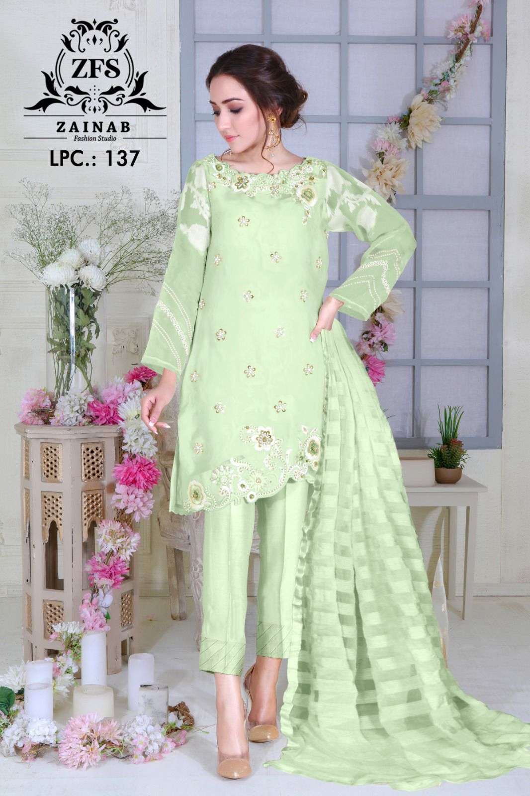 zainab 137 series exclusive designer pakistani salwar suits catalogue wholesaler surat