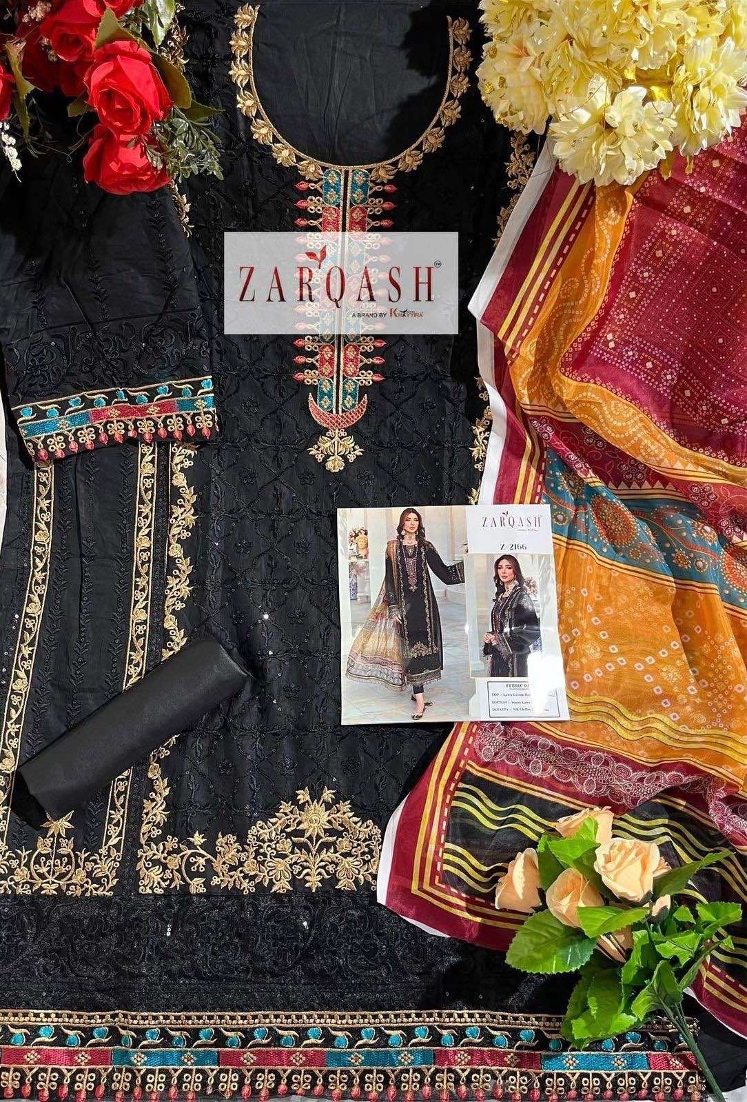 zarqash noor chikankari 2061-2066 series exclusive designer pakistani salwar suits latest catalogue collection 2023