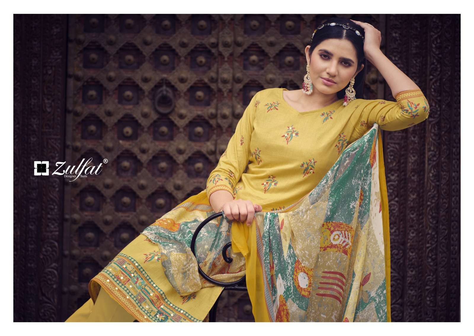 zulfat designer suits tamanna vol-3 premium cotton salwar suits collection online market surat