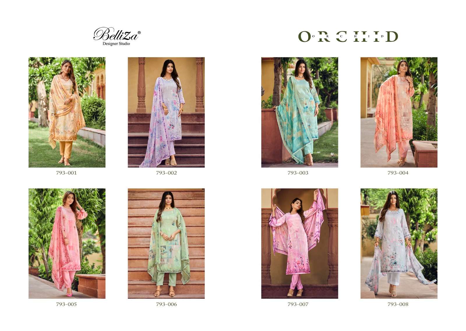 belliza designer studio orchid trendy designer salwar kameez catalogue wholesale price surat